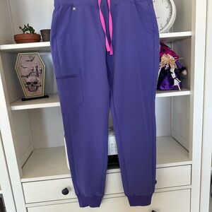 Figs Technical Collection Purple Pants